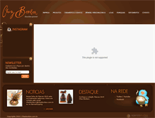 Tablet Screenshot of chezbonbon.com.br